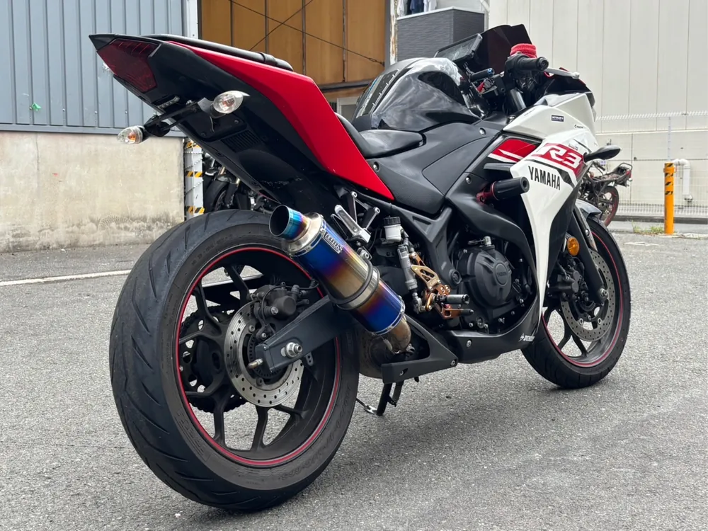 Yamaha MT-03 2015, black / white / red, фото 3