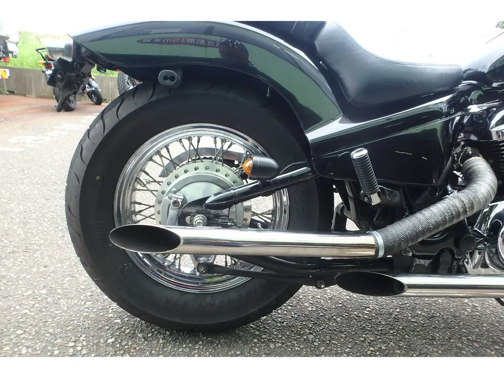 Honda Steed 400 2000, чёрный, фото 2