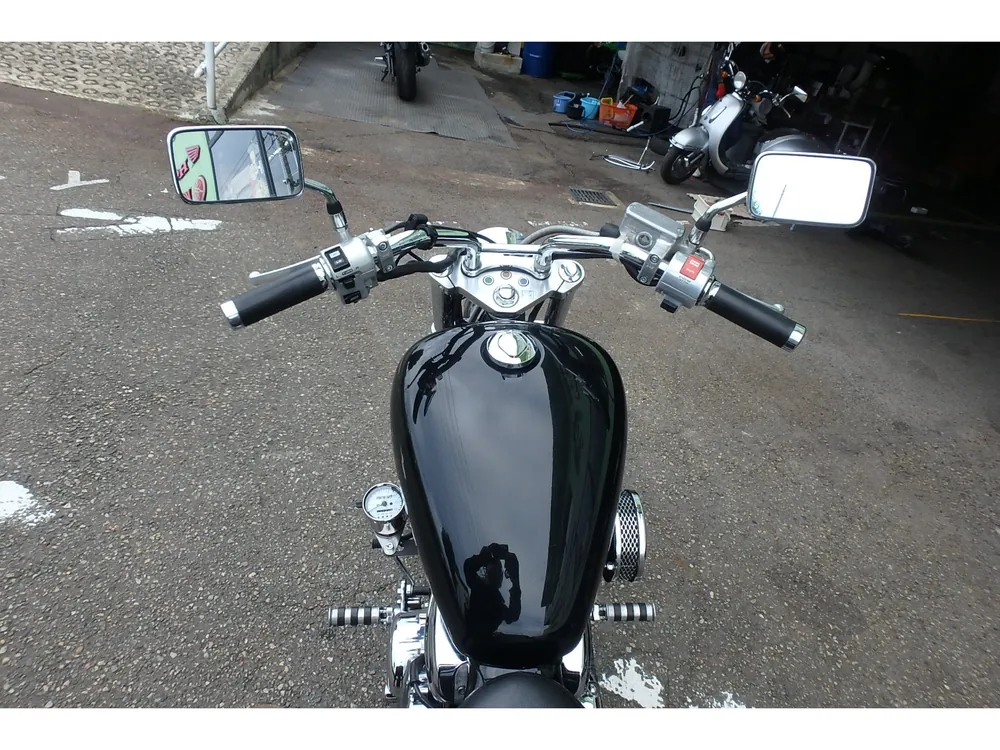 Honda Steed 400 2000, чёрный, фото 11
