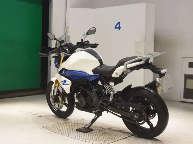BMW G310R 2021, white | blue, фото 6