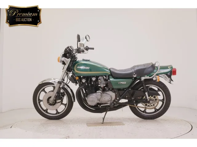 Kawasaki Z750D1 1978, зелёный, фото 2