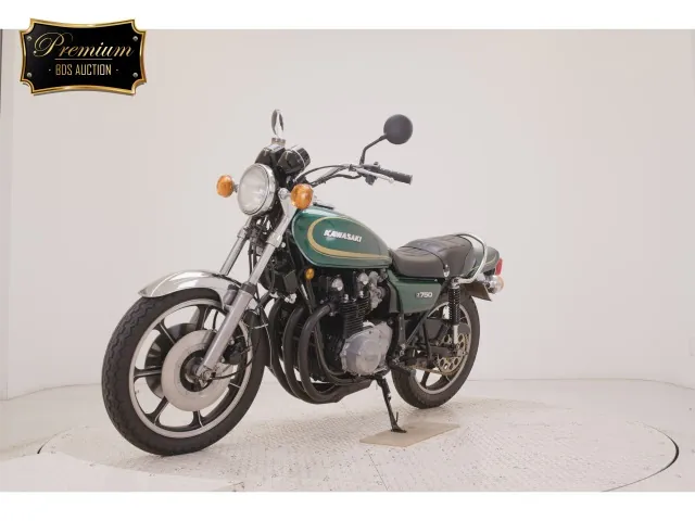 Kawasaki Z750D1 1978, зелёный, фото 4