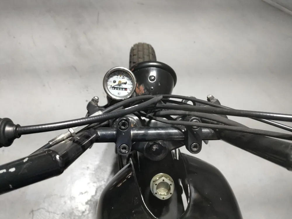 Yamaha SR400 1994, чёрный, фото 5