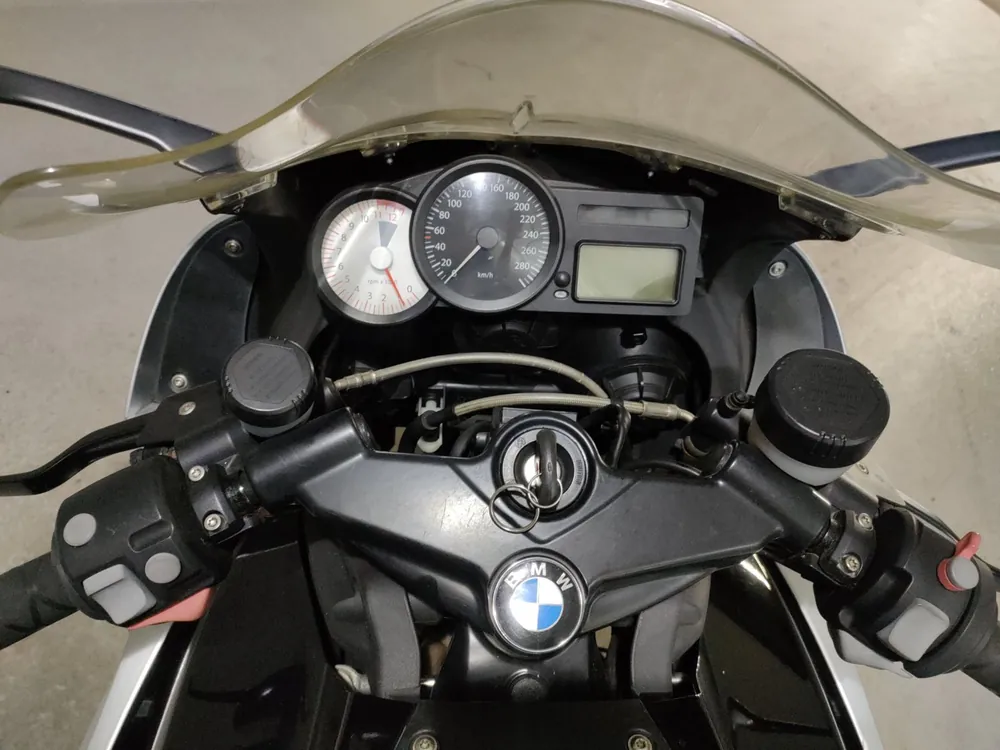 BMW K1200S 2008, silver / blue, фото 5