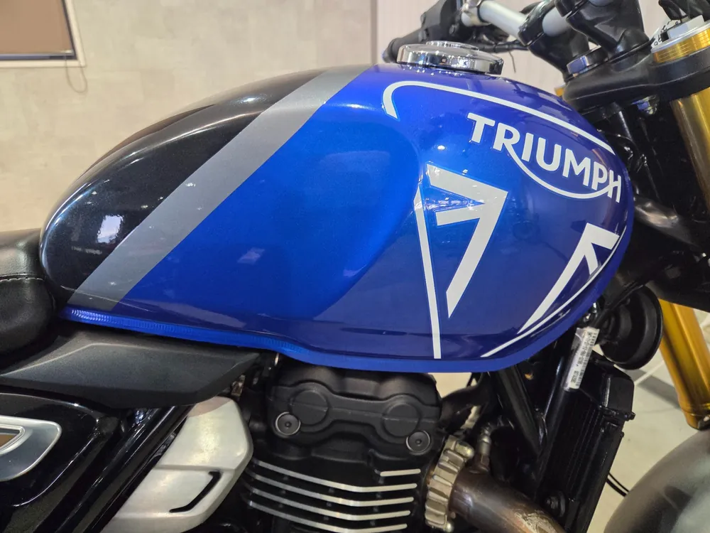 Triumph Speed 400 2024, синий, фото 14