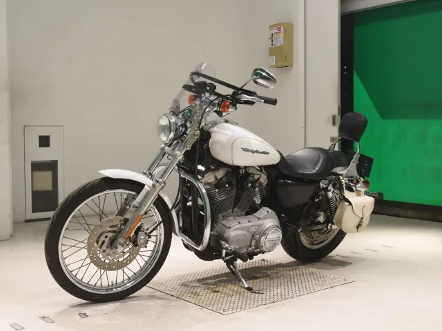 Harley-Davidson XL883C 2004, белый, фото 4