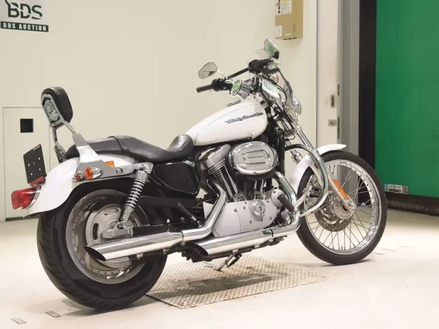 Harley-Davidson XL883C 2004, белый, фото 5