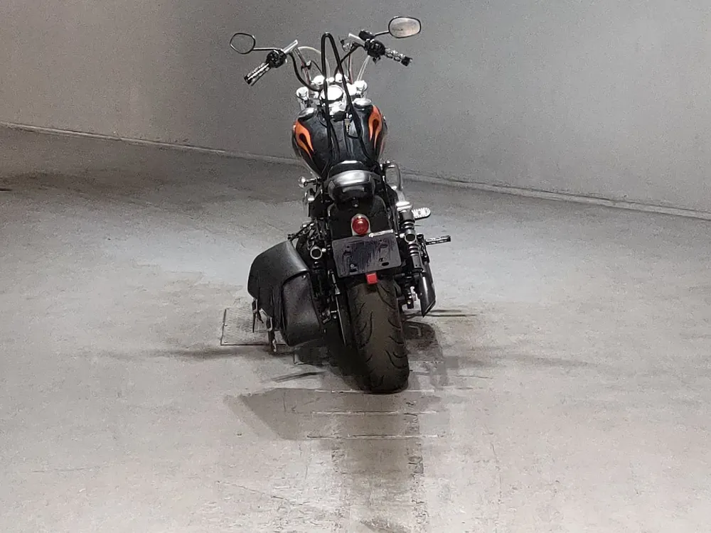 Harley-Davidson FXDWG1580 2010, чёрный, оранжевый, фото 4