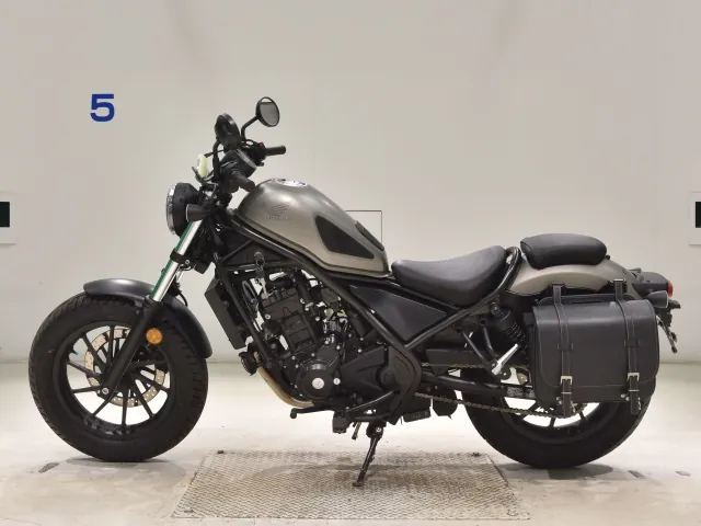 Honda Rebel 250, matt gun, фото 2