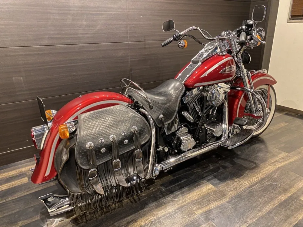 Harley-Davidson FLSTS1450 1999, красный, фото 3