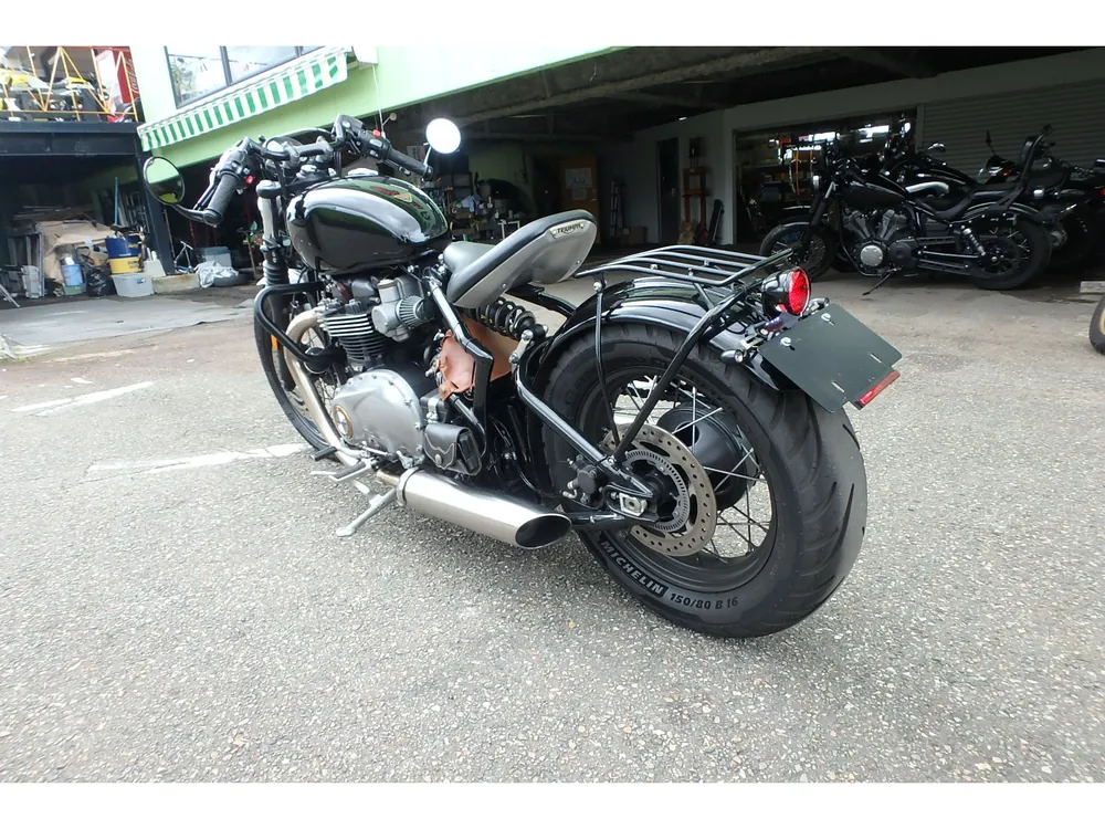 Triumph Bonneville Bo Bar 2017, чёрный, фото 12