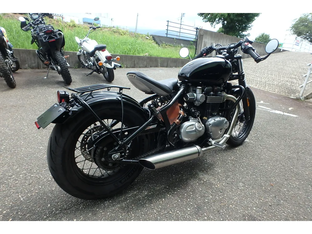 Triumph Bonneville Bo Bar 2017, чёрный, фото 7