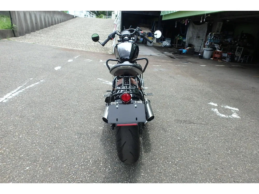Triumph Bonneville Bo Bar 2017, чёрный, фото 8