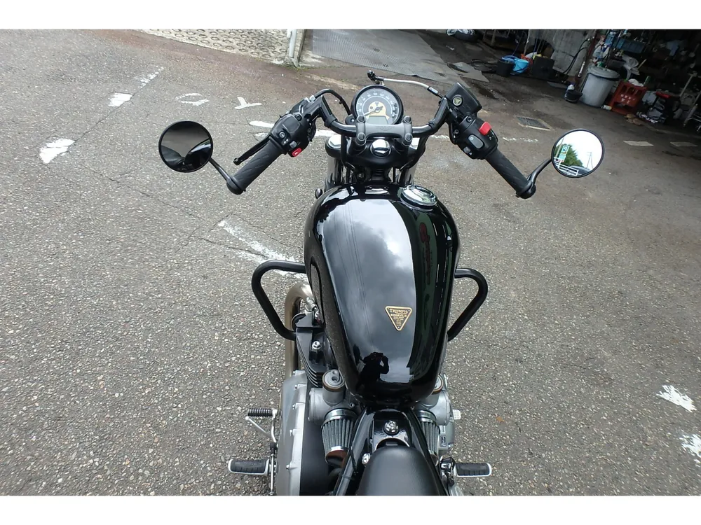 Triumph Bonneville Bo Bar 2017, чёрный, фото 10