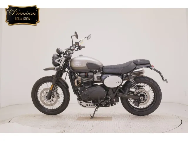 Triumph Street Scrambler 2021, matt gun, фото 2