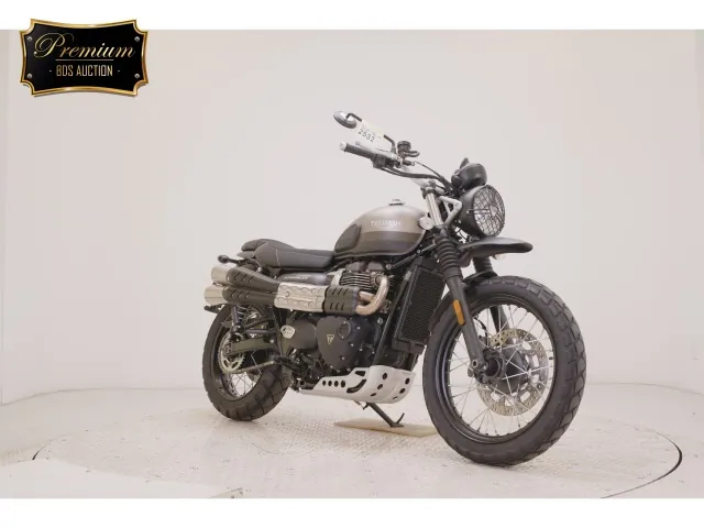 Triumph Street Scrambler 2021, matt gun, фото 3