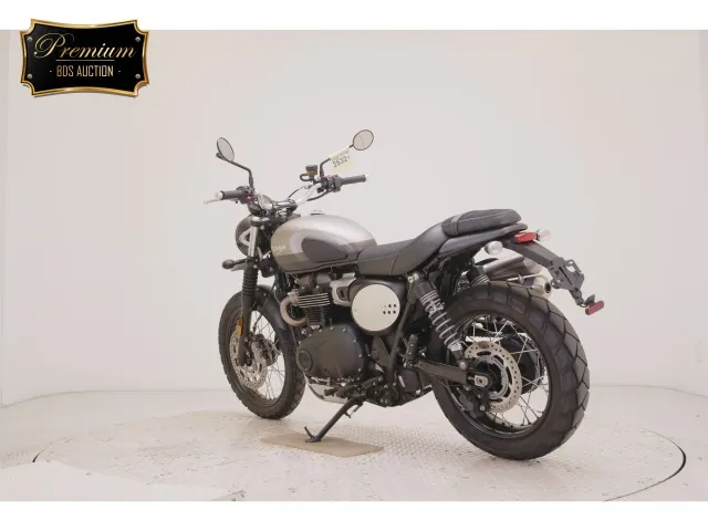 Triumph Street Scrambler 2021, matt gun, фото 6