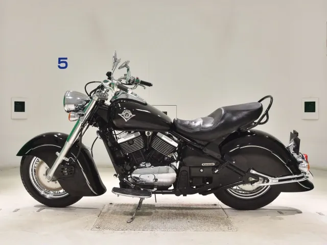 Kawasaki Vulcan 400 Drifter 2002, чёрный, фото 2
