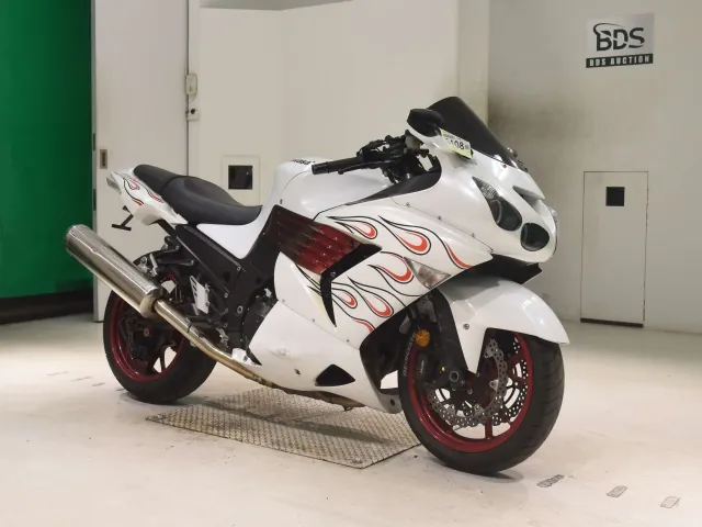 Kawasaki ZX-14 2008, white | red, фото 3