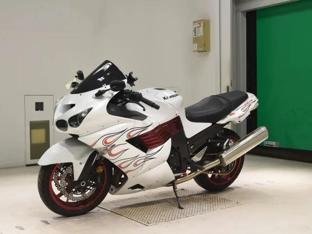 Kawasaki ZX-14 2008, white | red, фото 4