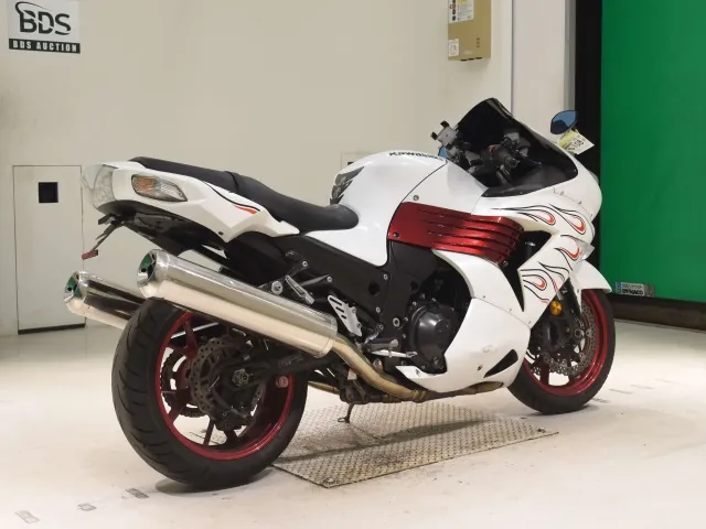 Kawasaki ZX-14 2008, white | red, фото 5