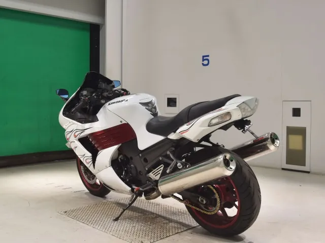 Kawasaki ZX-14 2008, white | red, фото 6