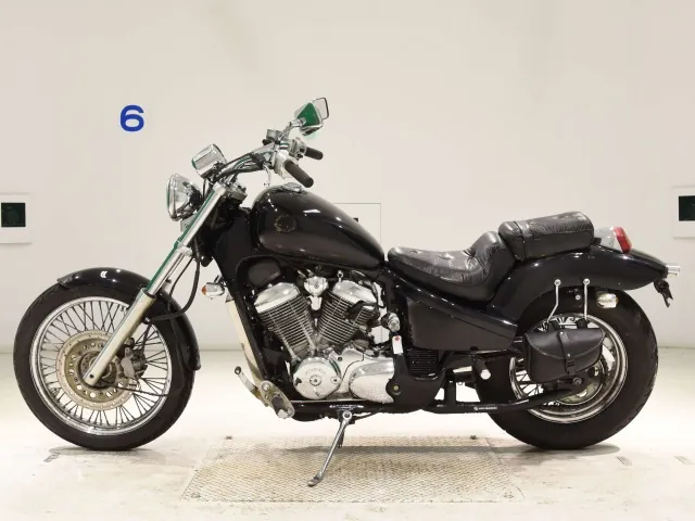 Honda Steed 400 1993, чёрный, фото 2