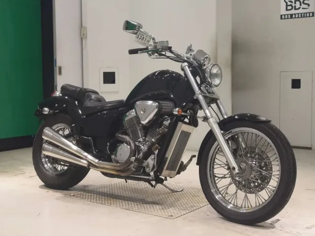 Honda Steed 400 1993, чёрный, фото 3