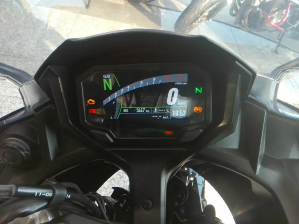 Kawasaki Ninja650A 2020, black / lime, фото 3
