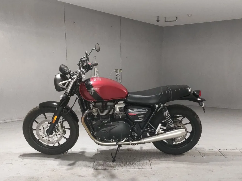 Triumph Speed Twin 900 2023, black/red, фото 2