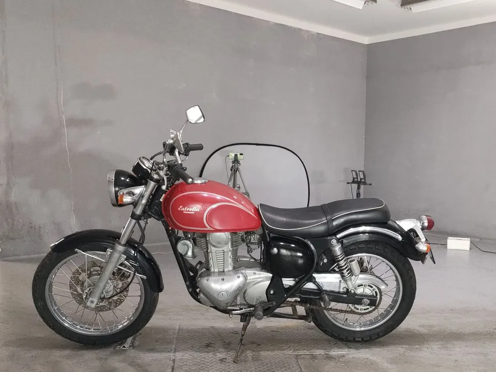 Kawasaki Estrella, black/red, фото 2