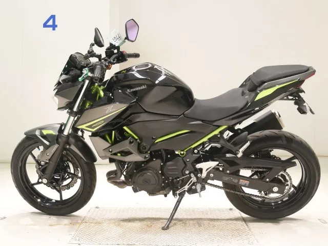 Kawasaki Z400 2023, чёрный, фото 2