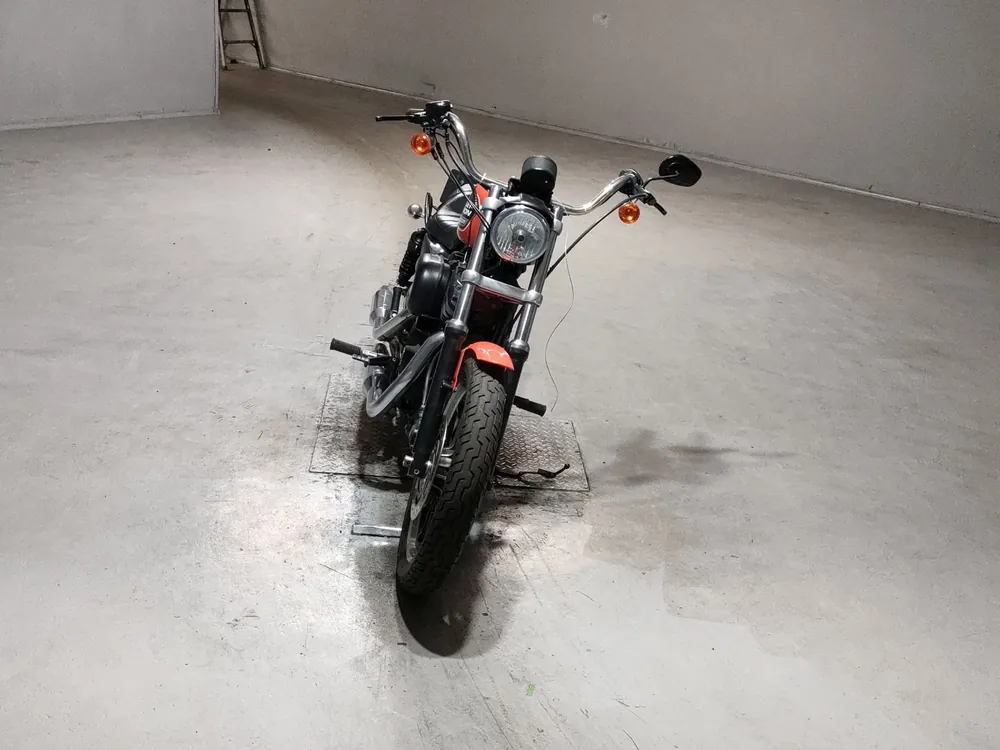 Harley-Davidson XL883R 2009, белый, оранжевый, фото 3