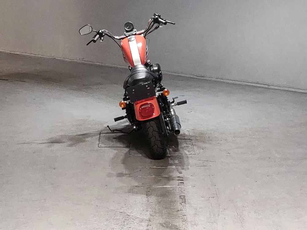 Harley-Davidson XL883R 2009, белый, оранжевый, фото 4
