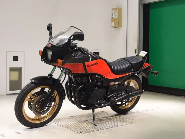 Kawasaki GPZ400F 1983, red | black, фото 4