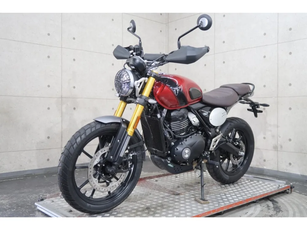 Triumph Speed 400 2026, black/red, фото 4