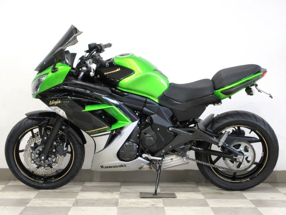 Kawasaki Ninja 400 2014, lime, фото 2