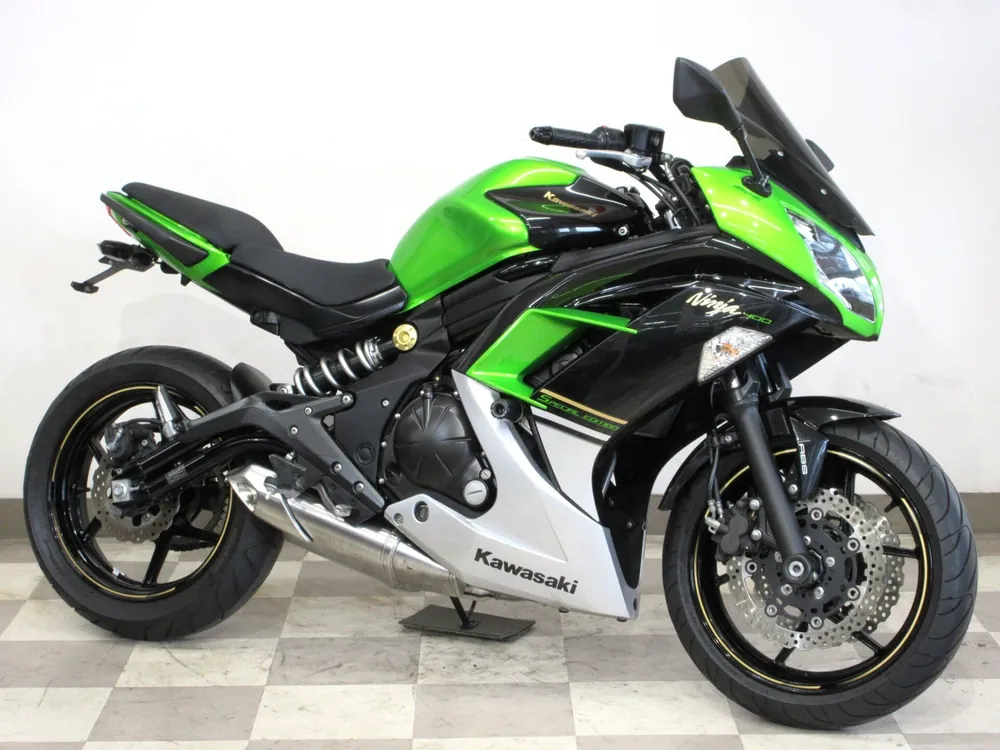 Kawasaki Ninja 400 2014, lime, фото 3