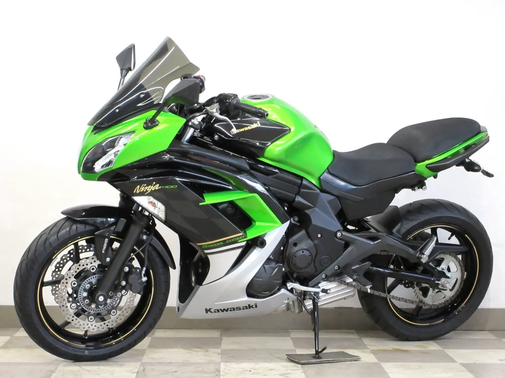 Kawasaki Ninja 400 2014, lime, фото 4