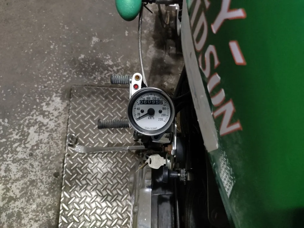 Harley-Davidson FXSTC 1993, зелёный, фото 5