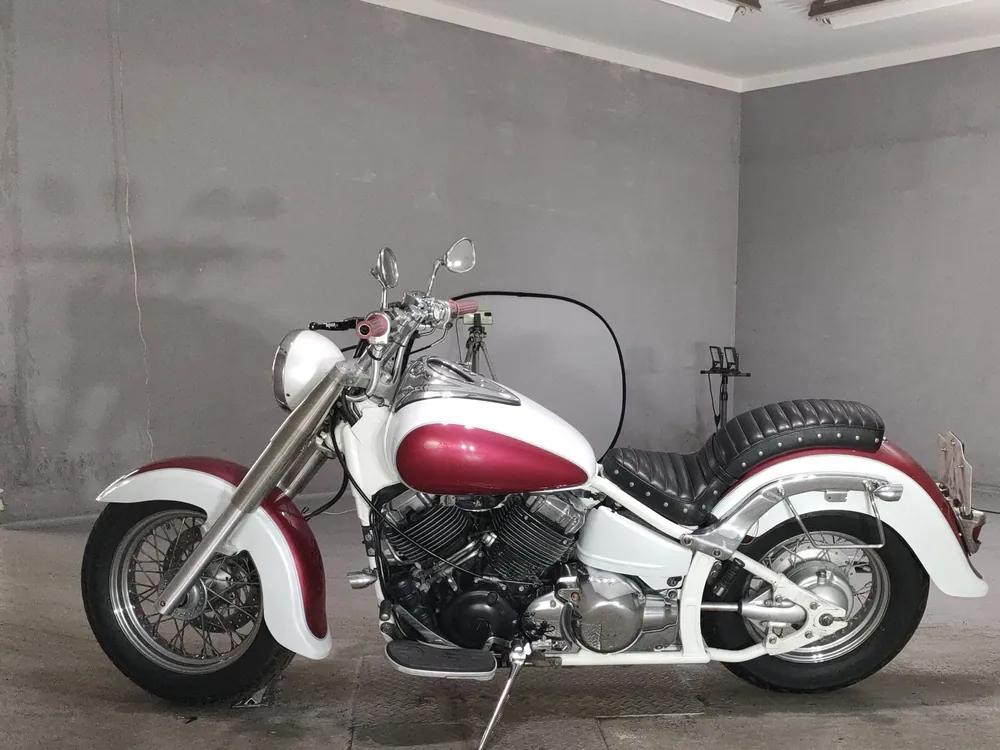 Yamaha Drag Star 400 Classic 2001, white / red, фото 2