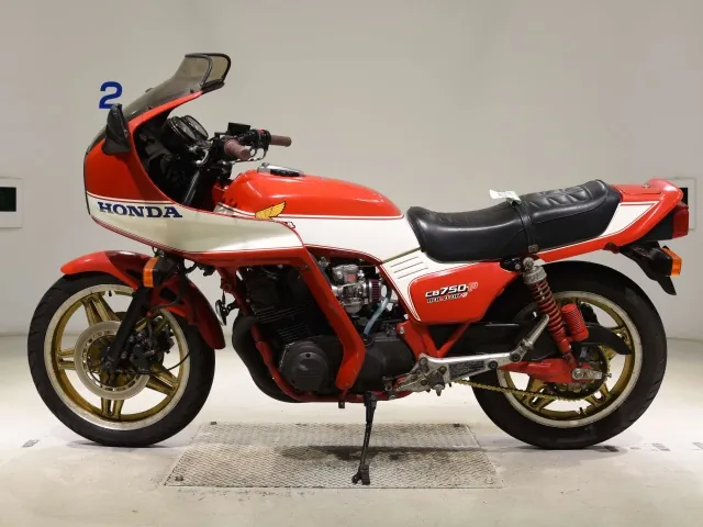 Honda CB750FB, white | red, фото 2