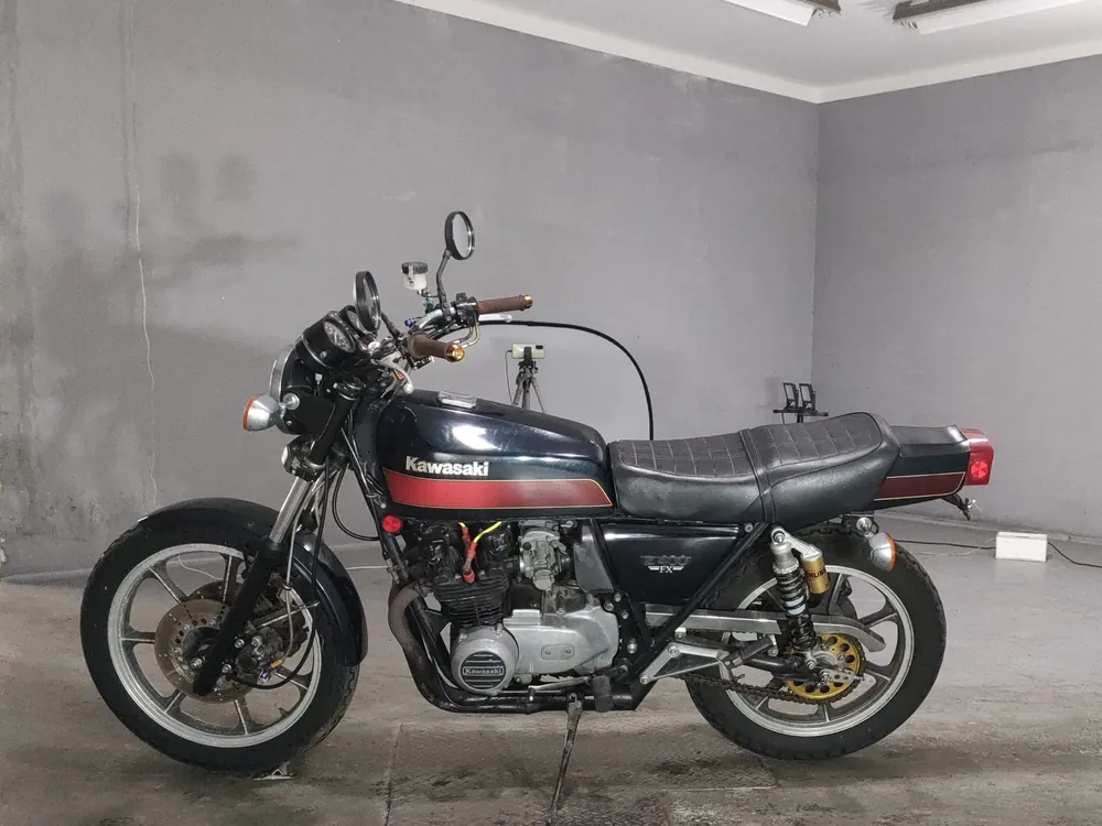 Kawasaki Z400FX 1981, синий, фото 2