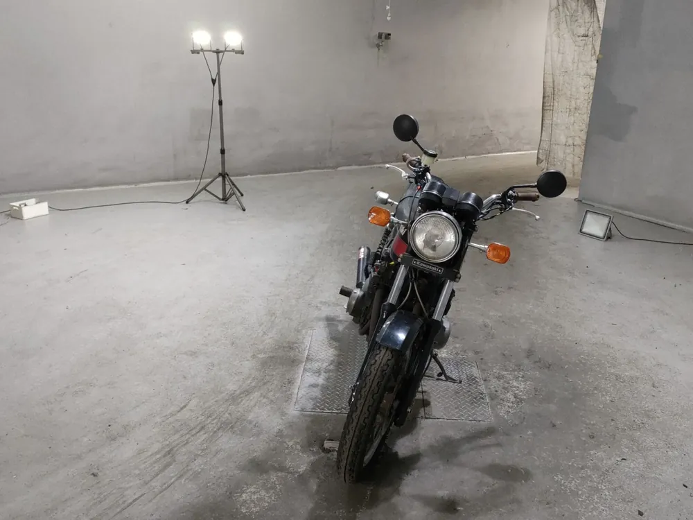 Kawasaki Z400FX 1981, синий, фото 3