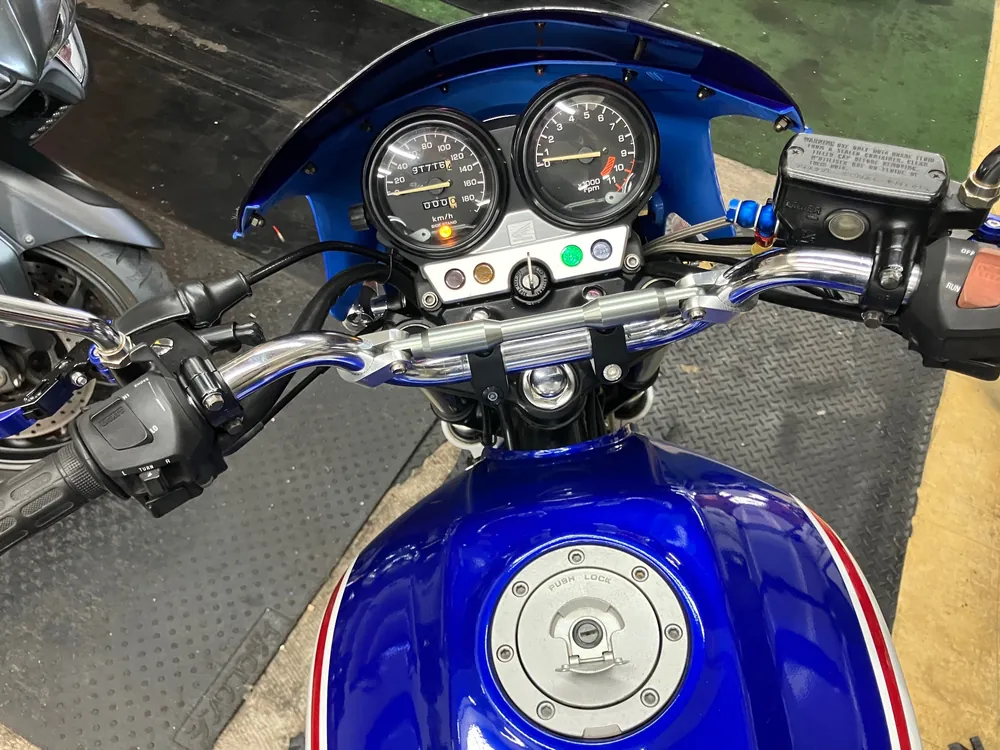 Honda CB750 2000, белый, синий, фото 3