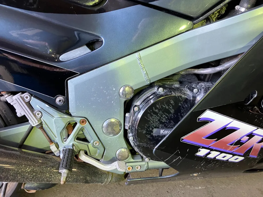 Kawasaki ZZ-R1100 1991, чёрный, фото 7