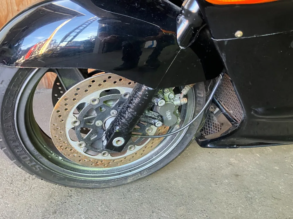 Kawasaki ZZ-R1100 1991, чёрный, фото 9