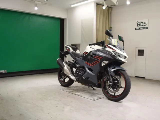 Kawasaki Z400 2024, белый, чёрный, фото 3