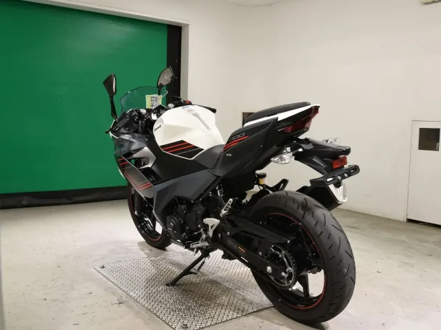 Kawasaki Z400 2024, белый, чёрный, фото 6