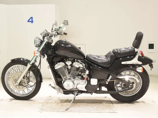 Honda Steed 400 1993, чёрный, фото 2